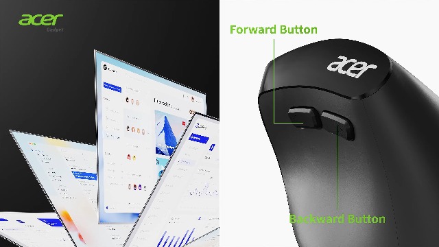 Amazon.com: Acer Ergonomic Mouse Wireless, Adjustable DPI Vertical